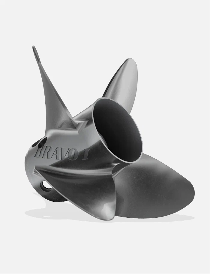 Bravo 1 LT (15 1/4 x 22 1/2") Mercury RH Propeller, 48-8M0121594 - Image 2